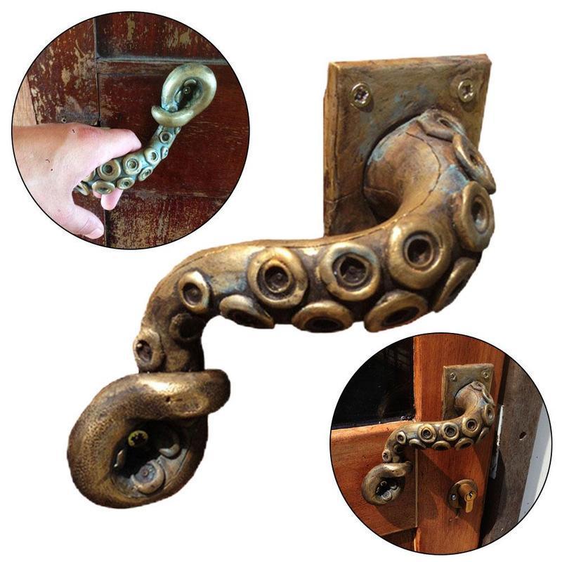 Furniture Hardware Manufacturer - 빈티지 문어 문짝 손잡이, 동물 스타일,
