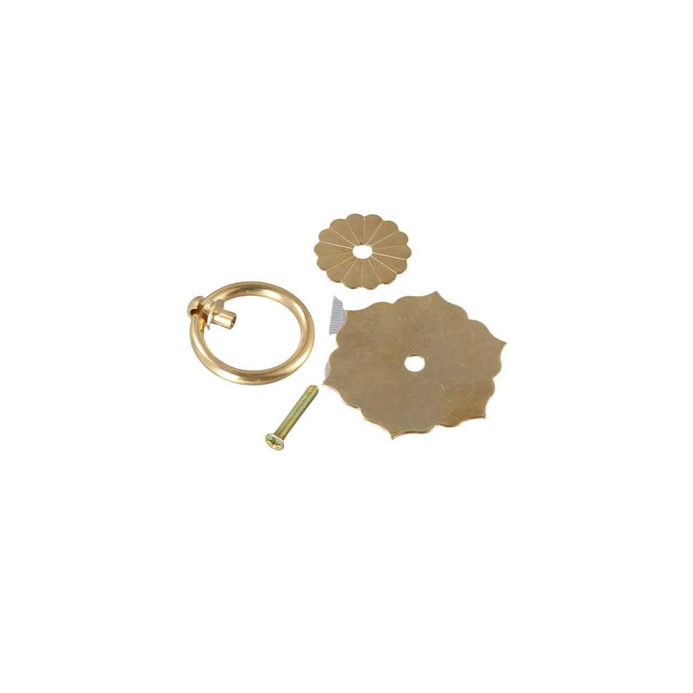 Furniture Hardware Drop Pulls - 청동색 황동 재질의 뒷면 플레이트, 캐비닛