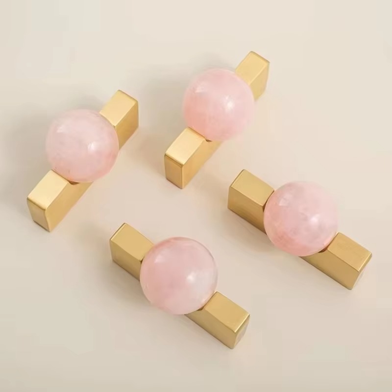 흰색 크리스탈 볼 + 황동 소재의 가구 손잡이, 주방  - Furniture Hardware Drop Pulls 리뷰 및 가격