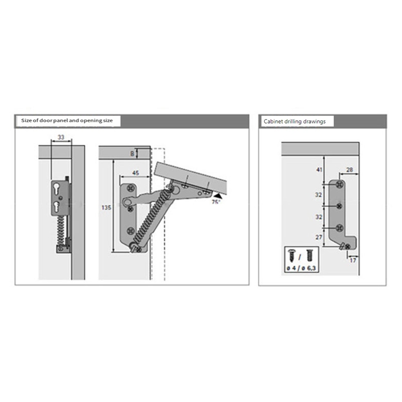 접이식 소파 침대 용수철 힌지, 캐비닛 문짝 리프트 업 - Furniture Hardware Fitting 리뷰 및 가격