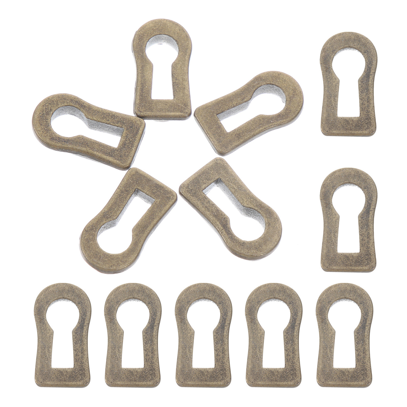 12개입 타원형 장식용 키홀 에스큐션 플레이트 - 서랍 - Furniture Hardware Manufacturer 리뷰 및 가격