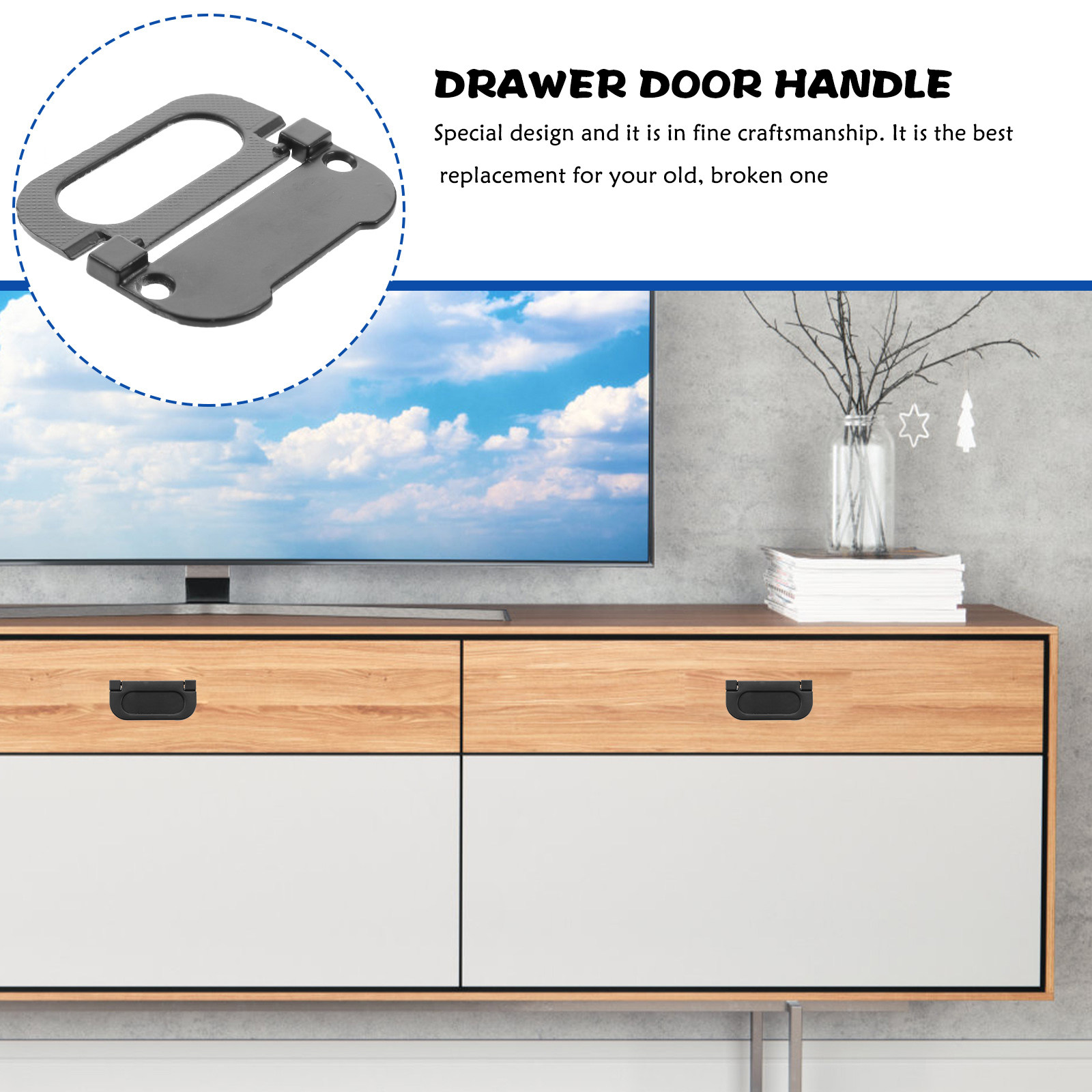 5개입, 매립형 문 손잡이, 아연 합금 소재, 서랍,  - Furniture Hardware Lowes 리뷰 및 가격